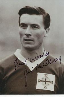 Jimmy McIlroy † 2018 Nordirland WM 1958  Fußball Autogramm Foto original signiert 