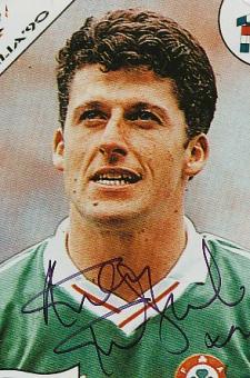 Andy Townsend    Irland WM 1990    Fußball Autogramm Foto original signiert 