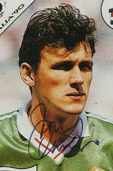 Tony Cascarino    Irland WM 1990    Fußball Autogramm Foto original signiert 