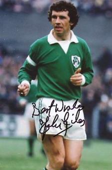 Johnny Giles  Irland   Fußball Autogramm Foto original signiert 