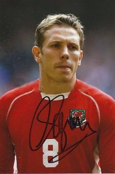 Craig Bellamy  Wales  Fußball Autogramm Foto original signiert 