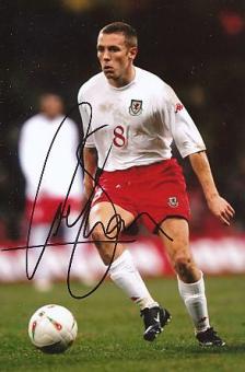 Craig Bellamy  Wales  Fußball Autogramm Foto original signiert 