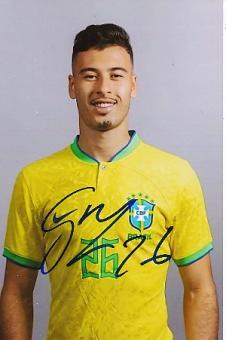 Gabriel Martinelli  Brasilien  Fußball  Autogramm Foto  original signiert 