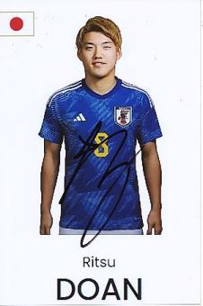Ritsu Doan  Japan  Fußball  Autogramm Foto  original signiert 