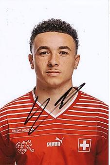 Ruben Vargas   Schweiz  Fußball  Autogramm Foto  original signiert 