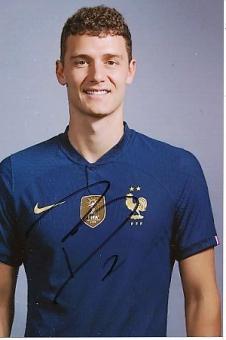 Benjamin Pavard  Frankreich  Fußball  Autogramm Foto  original signiert 