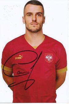 Filip Kostic   Serbien  Fußball  Autogramm Foto  original signiert 
