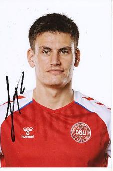 Joakim Mæhle  Dänemark  Fußball  Autogramm Foto  original signiert 
