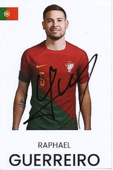 Raphael Guerreiro   Portugal  Fußball  Autogramm Foto  original signiert 