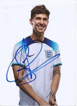 John Stones  England  Fußball  Autogramm Foto  original signiert 