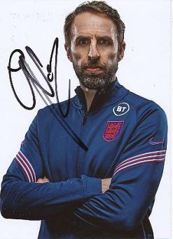 Gareth Southgate  England  Fußball  Autogramm Foto  original signiert 