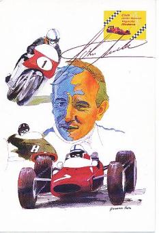 John Surtees † 2017 GB Weltmeister Formel 1  & Motorrad Weltmeister  Auto Motorsport  Autogrammkarte  original signiert 