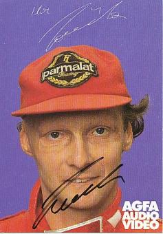 Niki Lauda † 2019  Weltmeister  Formel 1  Auto Motorsport  Autogrammkarte  original signiert 