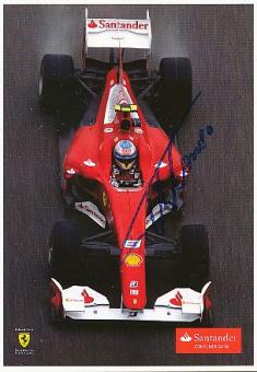 Fernando Alonso  Ferrari  Weltmeister  Formel 1  Auto Motorsport  Autogrammkarte  original signiert 