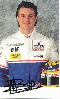Mark Blundell  Formel 1  Auto Motorsport  Autogrammkarte  original signiert 