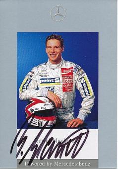 Bernd Mayländer   1996  Mercedes  Auto Motorsport  Autogrammkarte  original signiert 