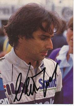 Nelson Piquet  Formel 1  Auto Motorsport  Autogrammkarte  original signiert 