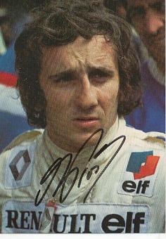 Alain Prost  Formel 1  Auto Motorsport  Autogrammkarte  original signiert 
