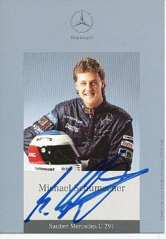 Michael Schumacher  Mercedes  Auto Motorsport  Autogrammkarte  original signiert 