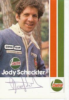 Jody Scheckter  Weltmeister   Formel 1  Auto Motorsport  Autogrammkarte  original signiert 