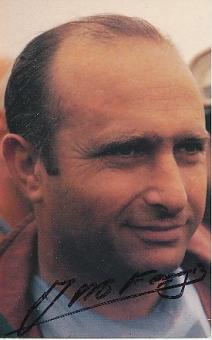Juan Manuel Fangio † 1995 Weltmeister  Formel 1  Auto Motorsport  Autogrammkarte original signiert 