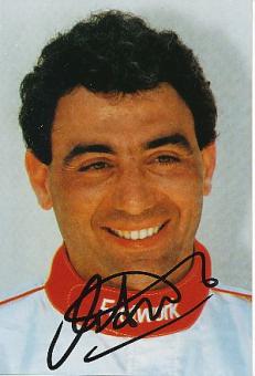 Michele Alboreto † 2001  Weltmeister Formel 1  Auto Motorsport  Autogramm Foto original signiert 