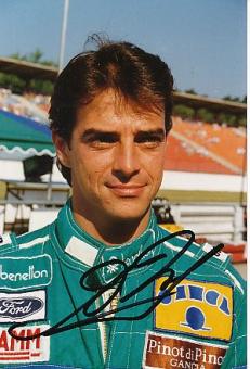 Alessandro Nannini   Italien  Formel 1  Auto Motorsport  Autogramm Foto original signiert 