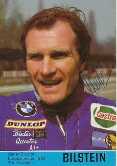 Dieter Quester   BMW  Auto Motorsport  Autogrammkarte  original signiert 