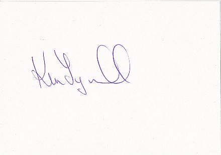 Ken Tyrrell † 2001  Formel 1 Auto Motorsport  Autogramm Karte original signiert 