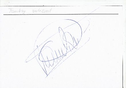 Patrick Tambay  Formel 1 Auto Motorsport  Autogramm Blatt original signiert 