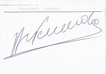 Henri Pescarolo  Formel 1 Auto Motorsport  Autogramm Blatt original signiert 