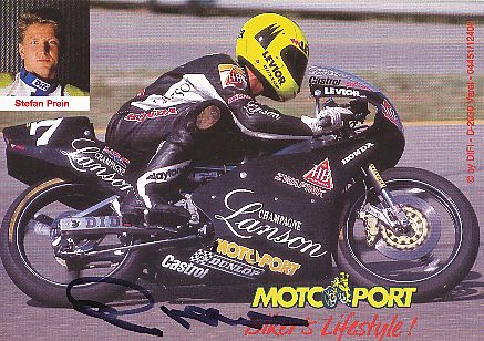 Stefan Prein   Motorrad Sport Autogrammkarte  original signiert 
