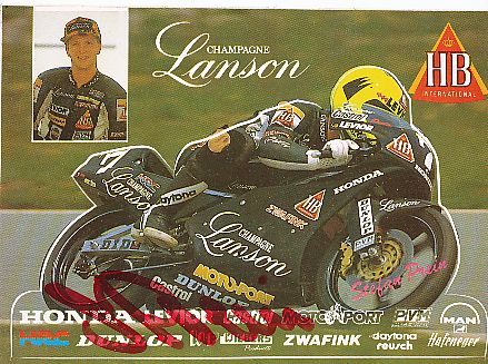 Stefan Prein   Motorrad Sport Autogrammkarte (Aufkleber) original signiert 