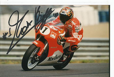 Max Biaggi Italien 4 x Weltmeister  Motorrad Sport  Autogramm Foto original signiert 