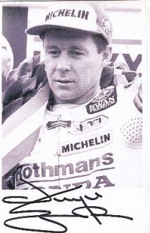 Wayne Gardner Australien 1987 Weltmeister  Motorrad Sport  Autogramm Foto original signiert 