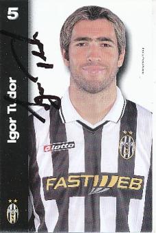 Igor Tudor  Juventus Turin  Fußball Autogrammkarte  original signiert 