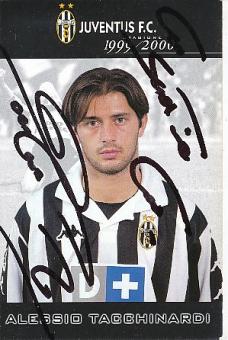 Alessio Tacchinardi  Juventus Turin  Fußball Autogrammkarte  original signiert 