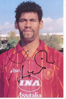 Aldair  AS Rom  Fußball Autogrammkarte  original signiert 