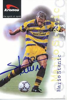Mario Stanic  AC Parma  Fußball Autogrammkarte  original signiert 