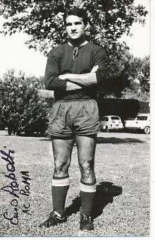Enzo Robotti  AS Rom &  Italien  WM 1966  Fußball Autogrammkarte  original signiert 