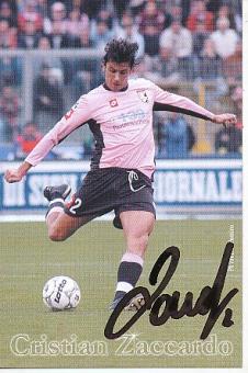 Cristian Zaccardo  FC Palermo  Fußball Autogrammkarte  original signiert 