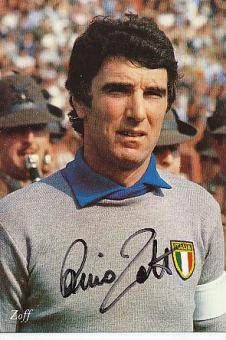 Dino Zoff   Italien Weltmeister WM 1982  Fußball Autogrammkarte  original signiert 