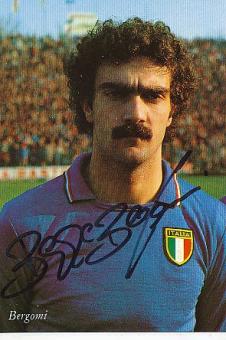 Giuseppe Bergomi   Italien Weltmeister WM 1982  Fußball Autogrammkarte  original signiert 