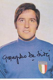 Giancarlo De Sisti   WM 1970  Bergmann  Italien Fußball Autogrammkarte original signiert 