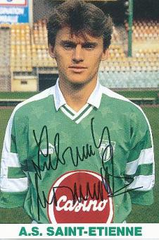 Lubomir Moravcik   AS Saint-Etienne Fußball Autogrammkarte original signiert 