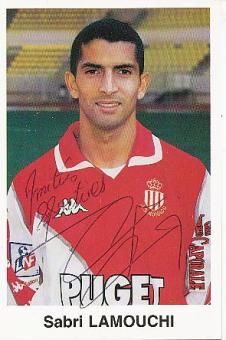 Sabri Lamouchi  AS Monaco  Fußball Autogrammkarte original signiert 