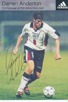 Darren Anderton  England  Fußball  Autogrammkarte original signiert 