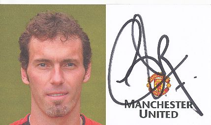 Laurent Blanc   Manchester United   Fußball Autogrammkarte original signiert 