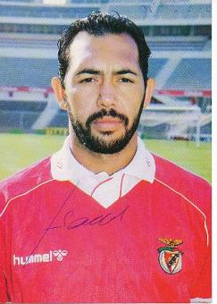 2 x Isaias Soares   Benfica Lissabon  Fußball Autogrammkarte original signiert 
