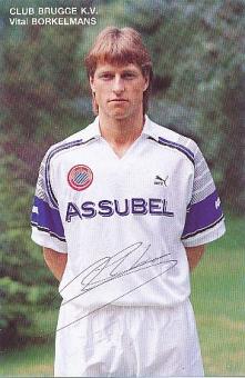 Vital Borkelmans   FC Brügge  Fußball Autogrammkarte original signiert 